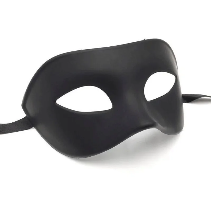 

Halloween Mask Makeup Ball Party Men's Mask Thickened Flat Head Makeup Ball Half Face Mask