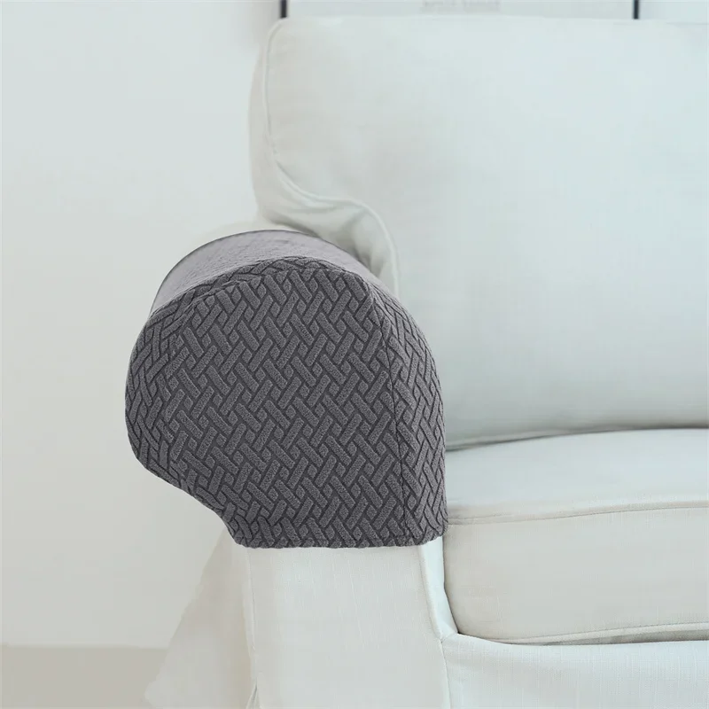 2 teile/satz Staubdicht Sofa Sessel Abdeckungen Waschbar Abnehmbare Armlehne Stuhl Schonbezüge Elastische Hause Sofa Arm Schutz Abdeckungen – Detail 23