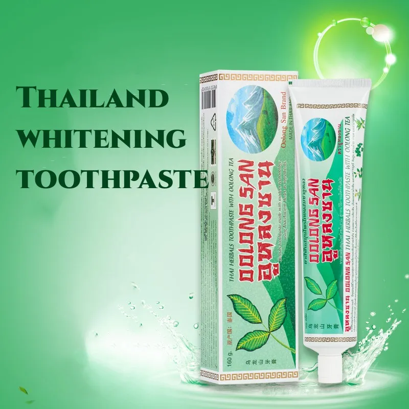 

Thailand Natural Herbal Essence Toothpaste Deep Cleaning Dirt Whitening Toothpaste Fresh Breath Anti Inflammatory Dental Care