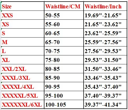 Description Picture 4 of itemPlus Size XS -6XL Sauna Sweat Waist Trimmer Slimming Cincher Shapers Belt Neoprene And Nylon Underbust Corest With Zip & Hook