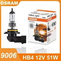 OSRAM Original 9006 HB4 12V 51W Car Halogen Light 3200K Standard Car Bulb Standard High/Low Beam OEM Made in USA 1
