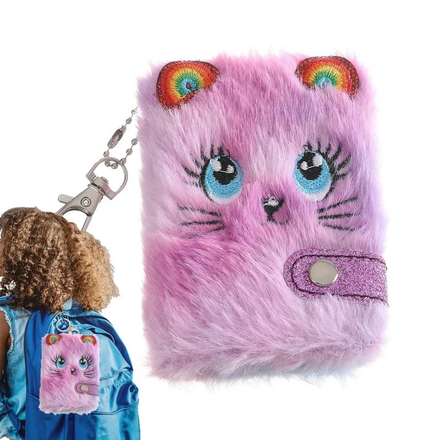  Cat Diary with Lock for Girls Halloween Gifts,Secret