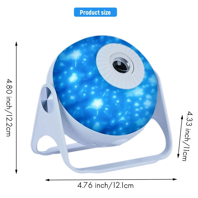 Proyector Galaxy-proyector de estrellas-rotación automática de 360 grados-proyector  planetario estrellado temporizado-luz nocturna-regalo único para niños -  AliExpress