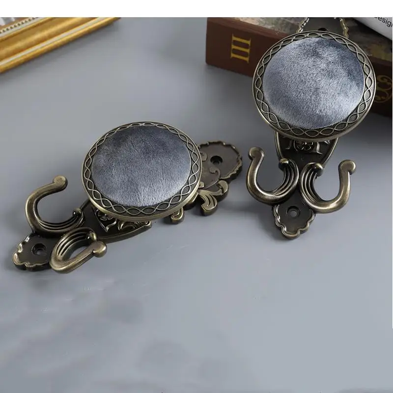 Flannel Metal Curtain Hook Wall Hanging Decorative Curtains Accessories Rods Rod Storage Rack