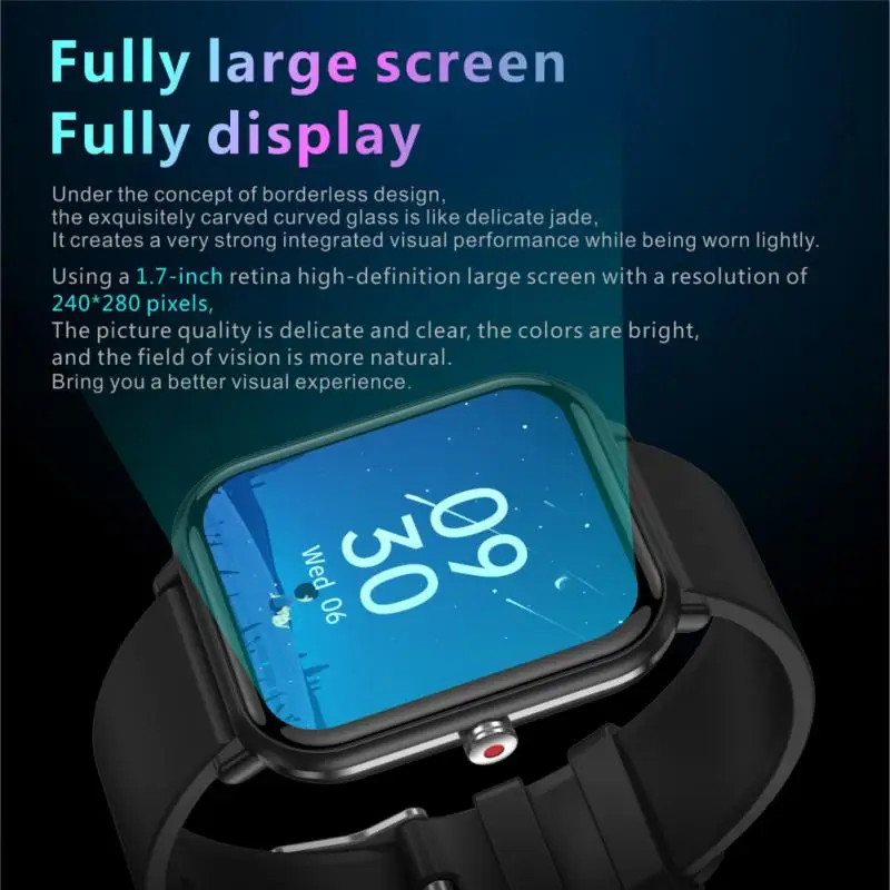 2022 Newest Smart Watch Smart Watch For Men Women Sport Fitness Tracker Bracelet Custom Watch Face Sleep Heart Rate Monitor