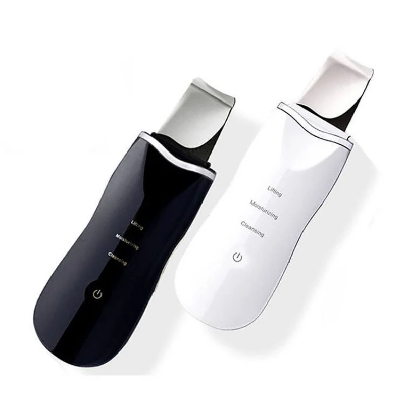 Ultrasonic Scrubber Deep Face Cleaning Machine Scrubs USB Charging Electric Skin Massager Device Cleanser Peeling Cleaner Tools