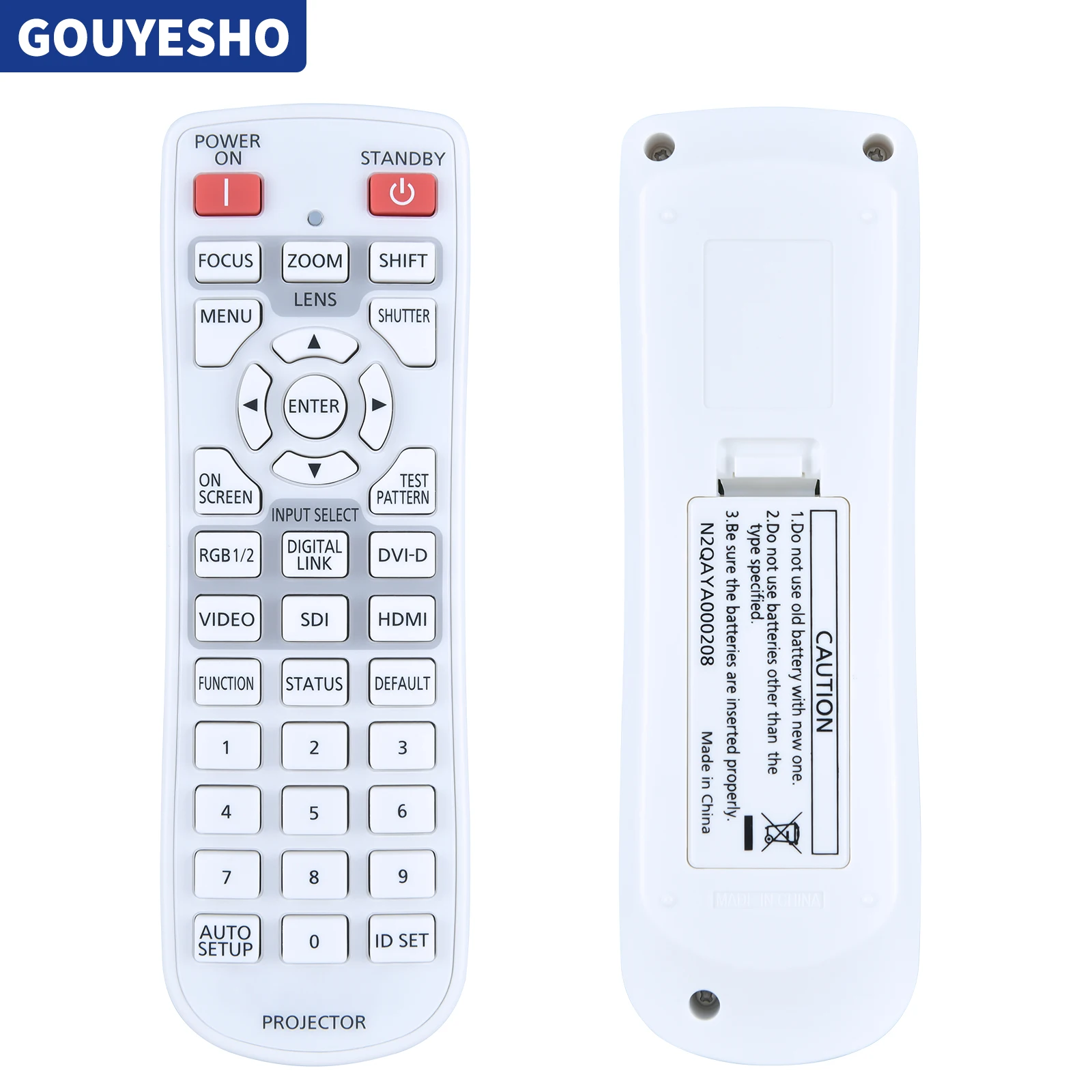

Новый пульт дистанционного управления N2QAYA000208 для проекторов PANASONIC PT-MZ10KL