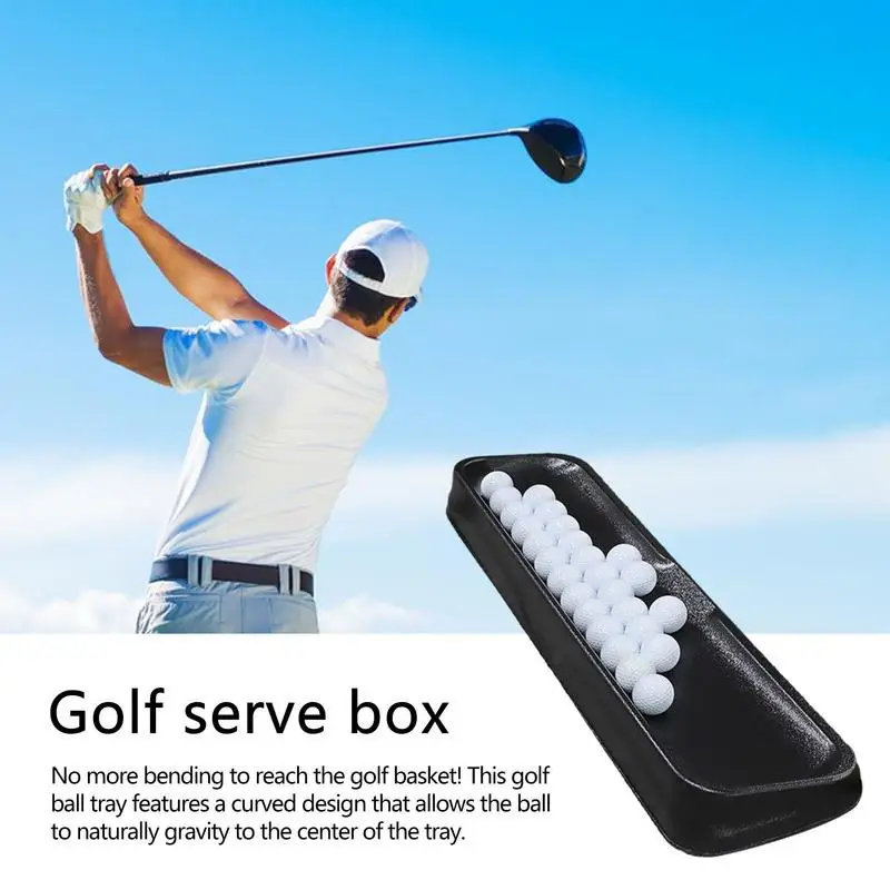 Golf Ball Tray Large Capacity Storage Container golf storage equipment tee box Golf training accessories golf tray 4