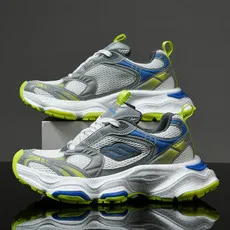 

Spring 2024 New Casual Fashion Platform Men's Flat Sneakers Shoes Chunky Sneakers Height Increasing Shoes