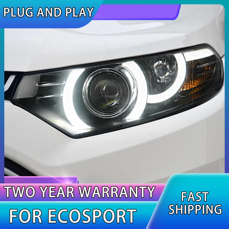Head Lamp For Ford Ecosport Led Headlight 20132017 Led Drl H7 D2h Hid