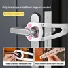 Cat Door Latch Bracket, Adjustable Size To Keep The Door Open, Prevent Dogs From Entering, No Tools Required and No Wall Damage 6