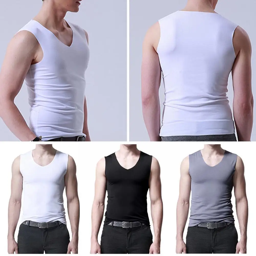 Undershirt Men Breathable Lightweight Men Undershirts Tank