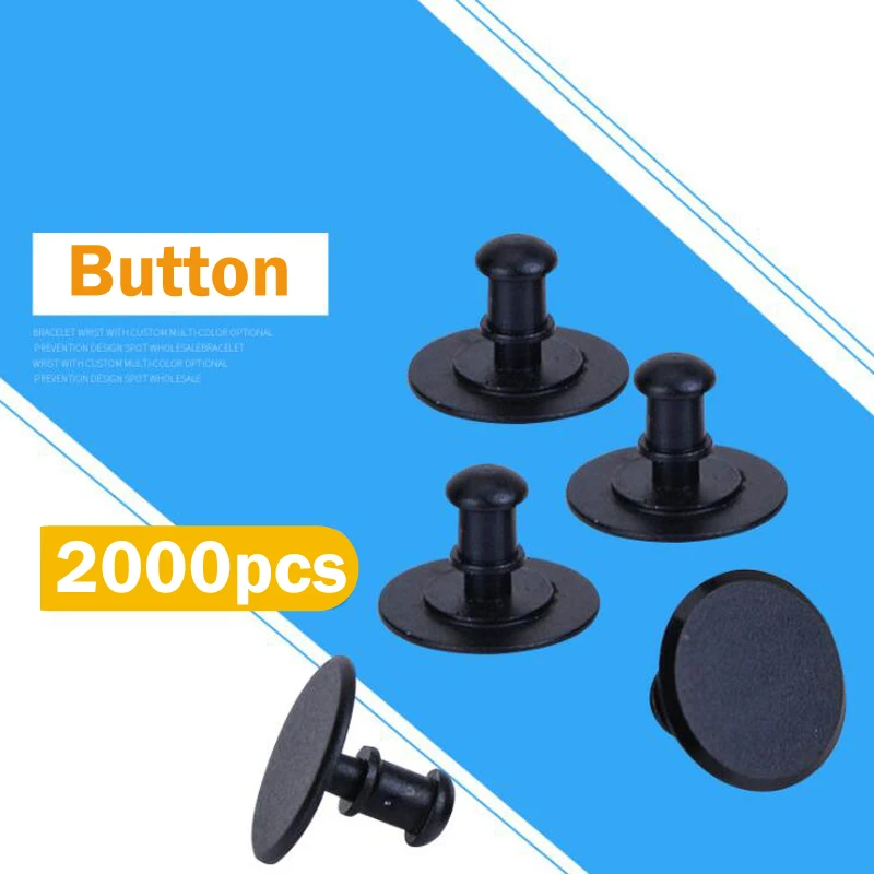 

2000Pcs/Pack Button Clasp For Xiaomi Mi Band 5 4 3 2 Accessories Replace Metal Plastic Buttons Fit Mi Band 5 4 Silicone Strap
