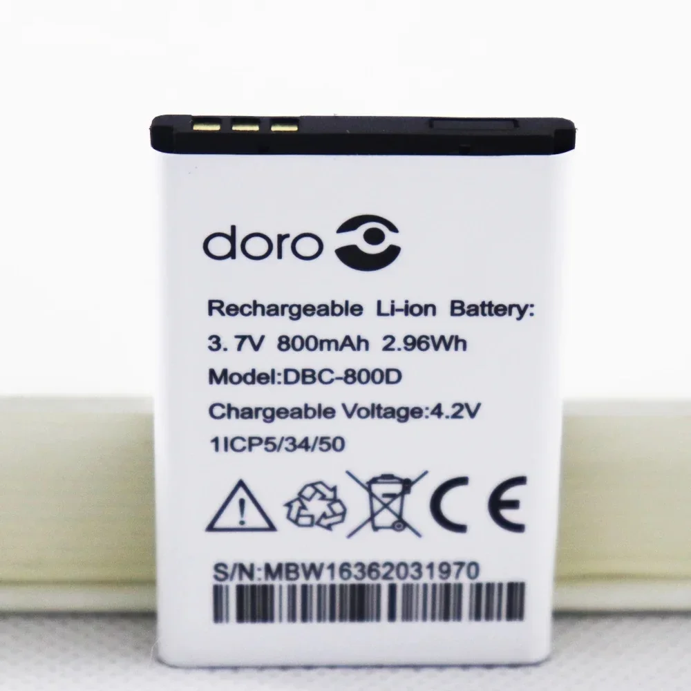 Power Tool Battery Rechargeable Lithium Batteries Rechargeable Nickel Zinc Batteries Rechargeable Nickel Metal Hydride Batteries Disposable Alkaline Batteries 3.7V 800mAh For Doro 500 506 508 509 510 515 6520 6030