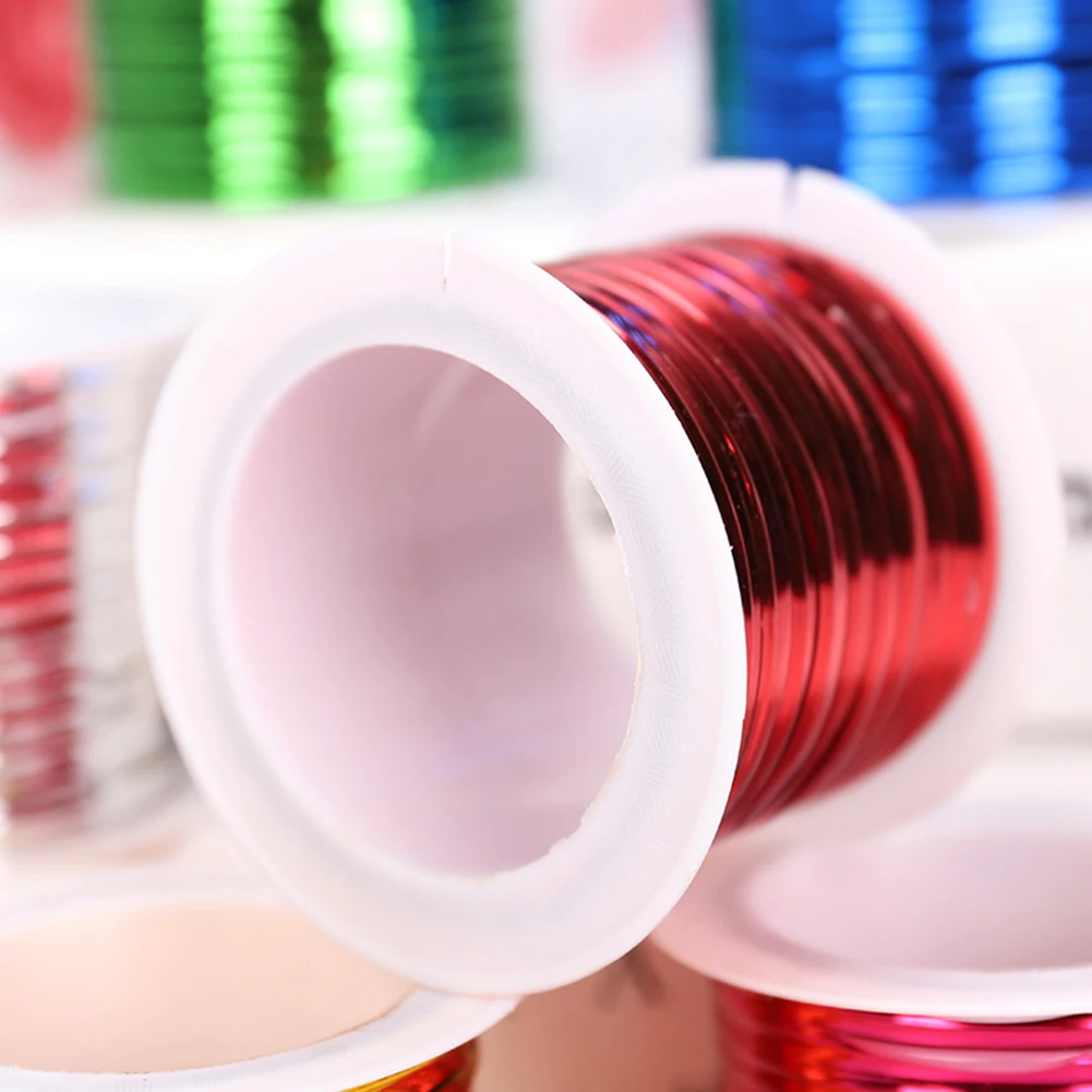 

Wire Tie Multicolor Gift Packaging Wrap Ribbon Rope Food Bread Bag Sealing Tying Twine For Home Kidtchen Supplies
