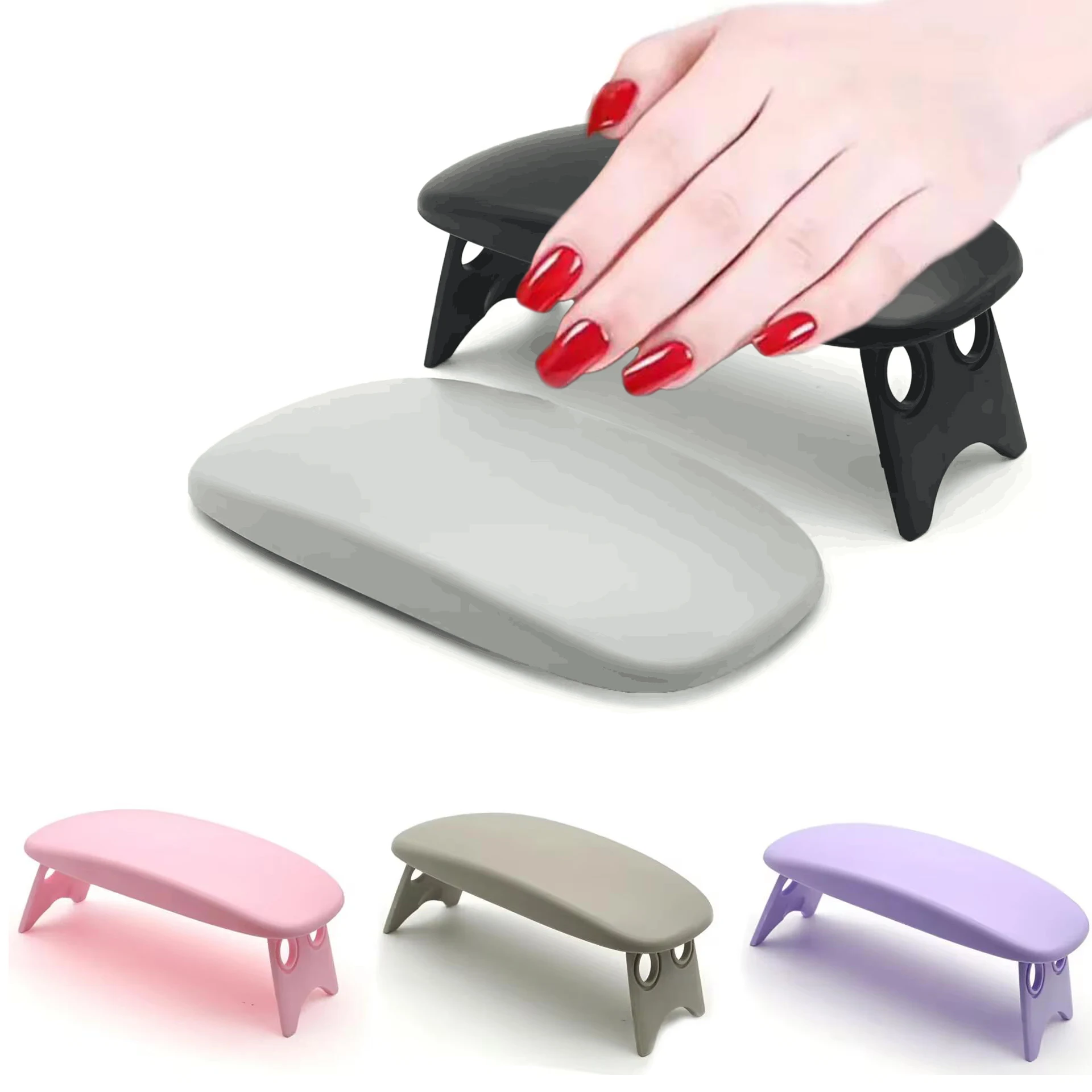 Foldable Nail Hand Rests Manicure Rest Arm Stand Pillow Cushion Holder Desktop Nail Arm Rest Wrist Support Stylist Supplies nail arm rest nail hand rest