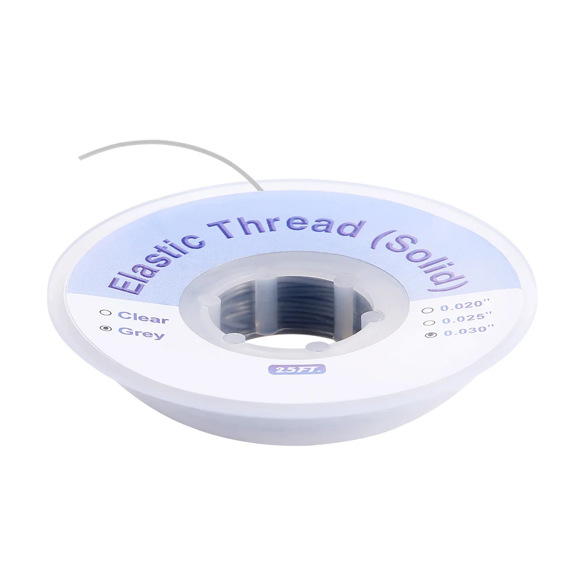 3 Rollen AZDENT Dental Orthodontic Elastic Thread Solid Traction Ligature Power Tube Wires 25 Fuß/Rolle Größe 0,020/0,025/0,030 – Detail 11