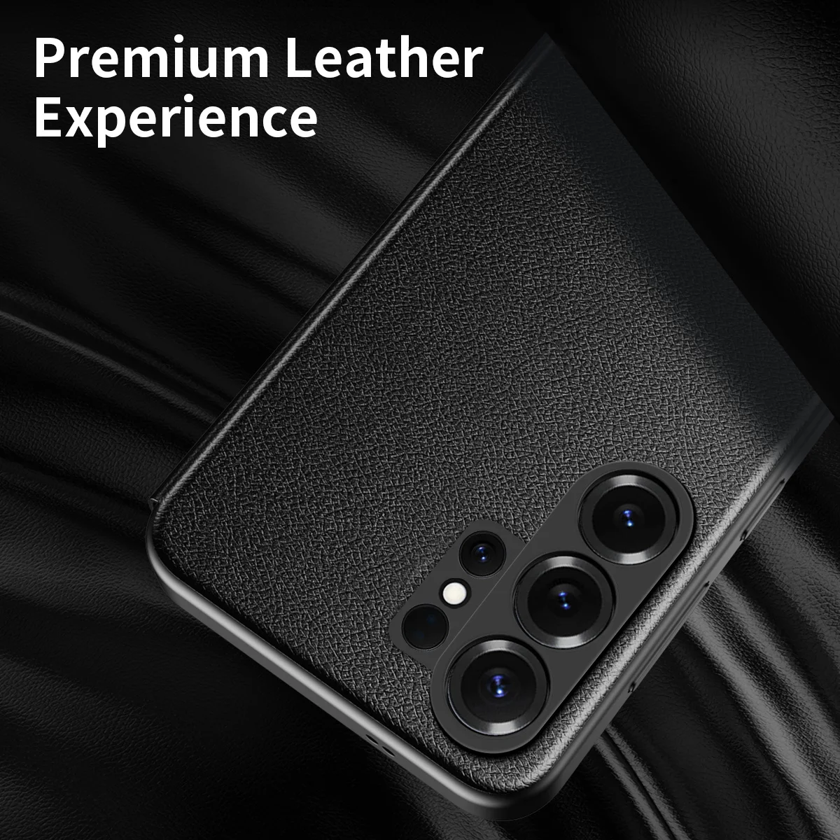 Premium Smart Side Window Flip Leather Phone Case Cover
