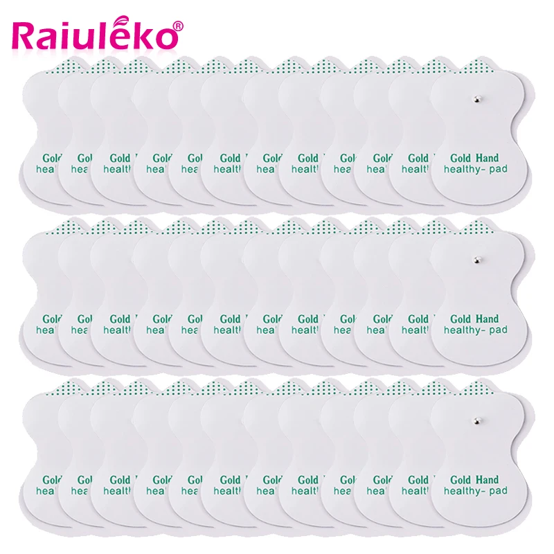 Electrode Pads Muscle Stimulator 20/10PCS Self Adhesive Replacement Tens Electrode Pads Square Muscle Stimulator Electric Digital Machine Massager Sticker