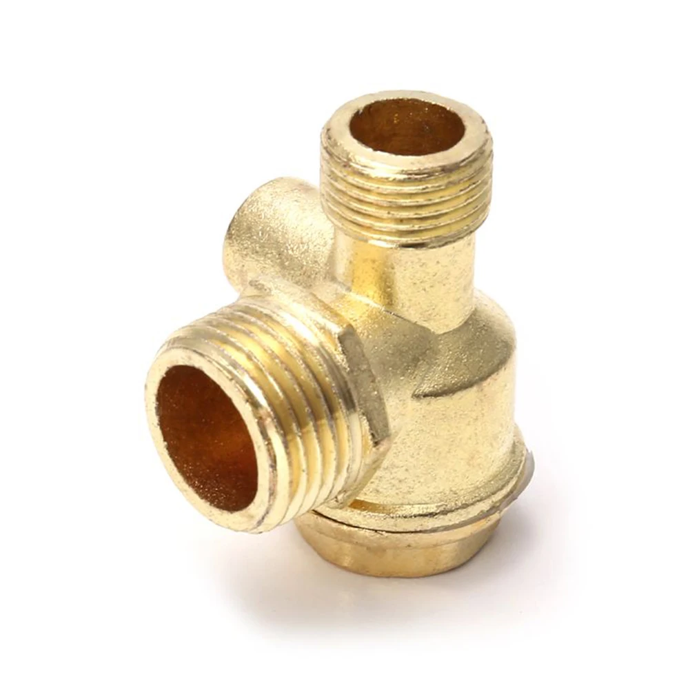 Gold High quality New 10mm 16mm 20mm 20mm/16mm/10mm Air Compressor Check Valve Central Pneumatic Connector Tool best quality vrse hydraulic single pilot check valve vrse g1 4 vrse g3 8 vrse g1 2 vrse g3 4