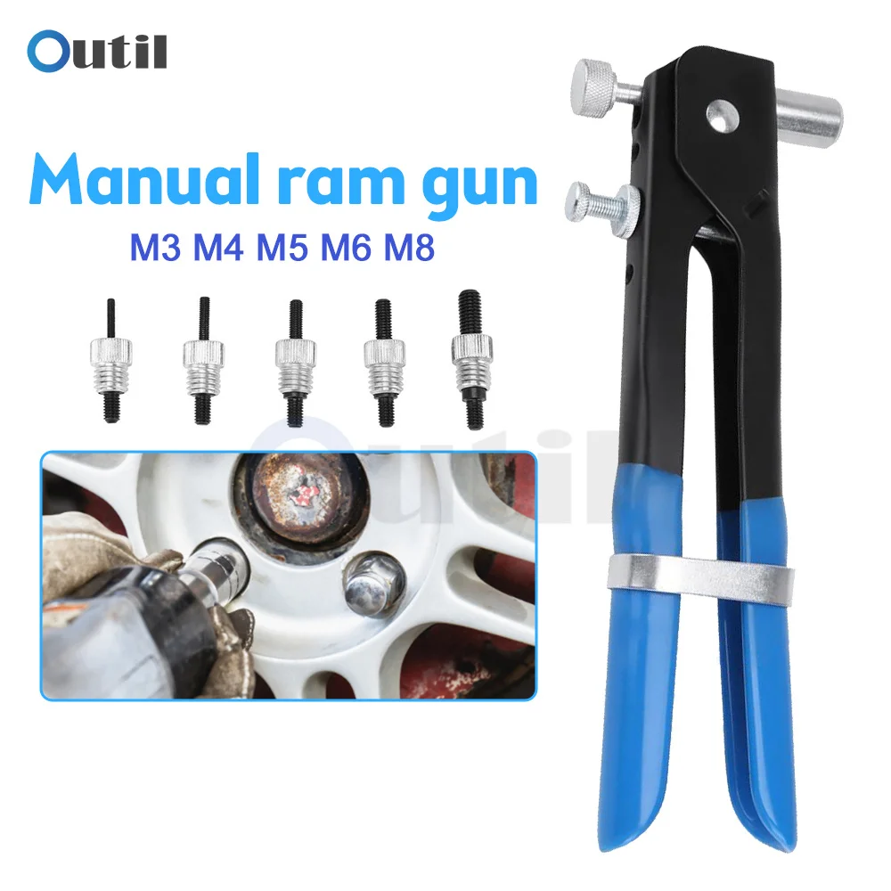 86PCSRivetNutsGunMandrelKitM3M4M5M6M8orNutRivetMandrels