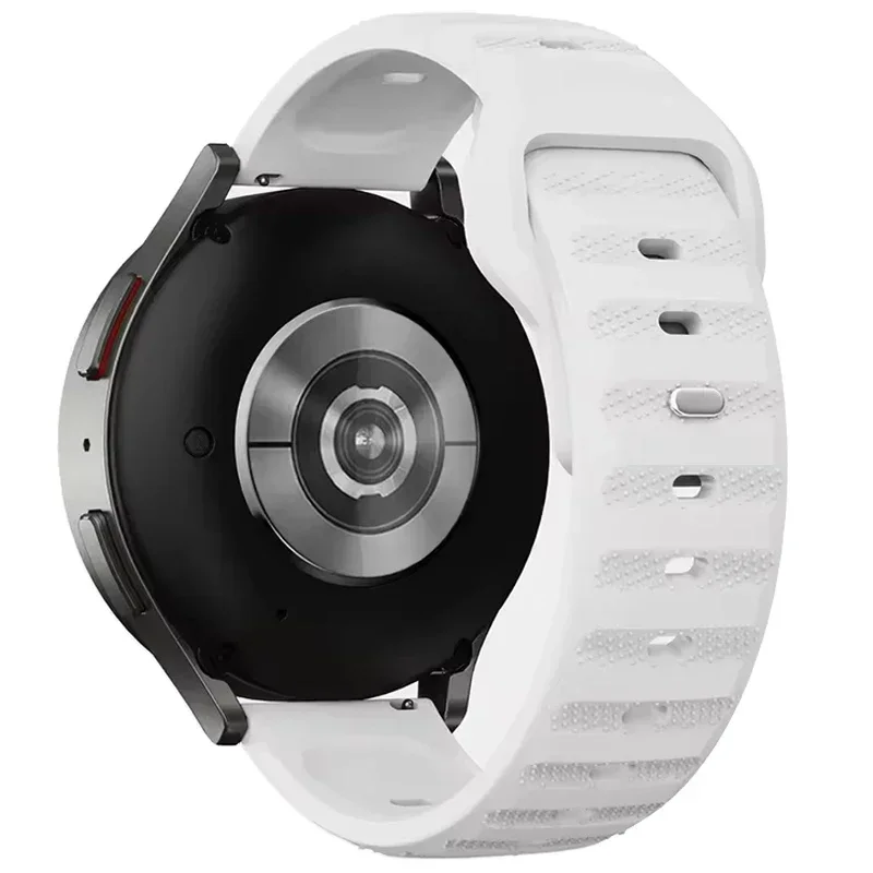 Breathable Soft Silicone Replacement Strap, 20-22mm, Enhanced Comfort and Style