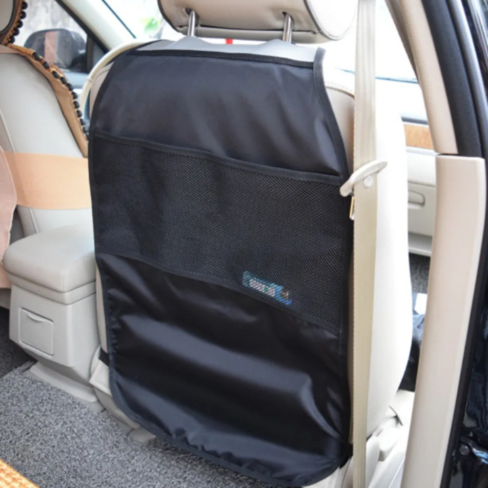Baby Kids Car Safety Seat Protector Mat Kick Mats Waterproof Cushion Seat Back Protective Cover Non Slip Storage Bag Organizer