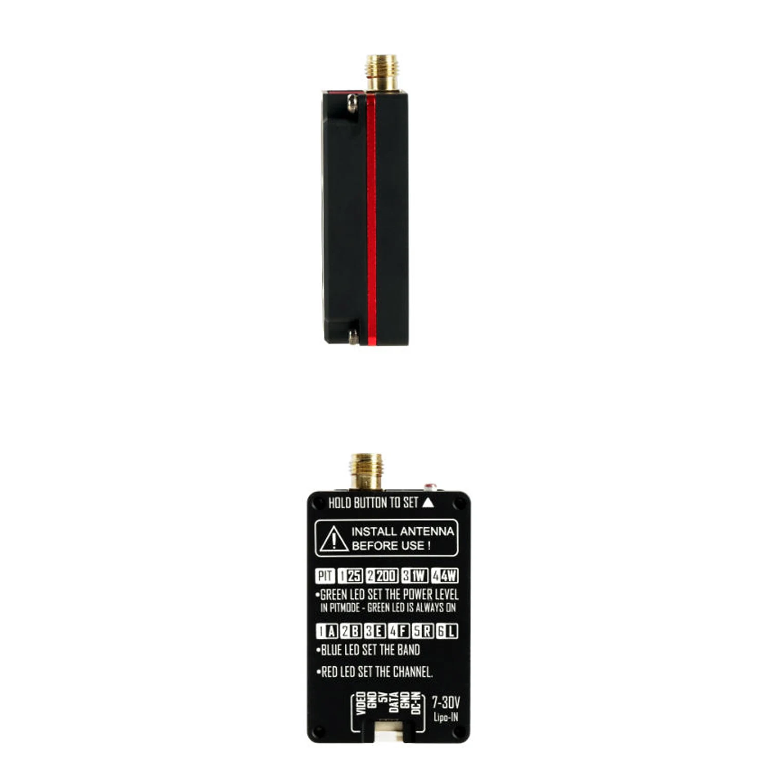 Kit VTX RUSHFPV 5.8GHz 4W + Antenne Cherry II - Haute Puissance FPV