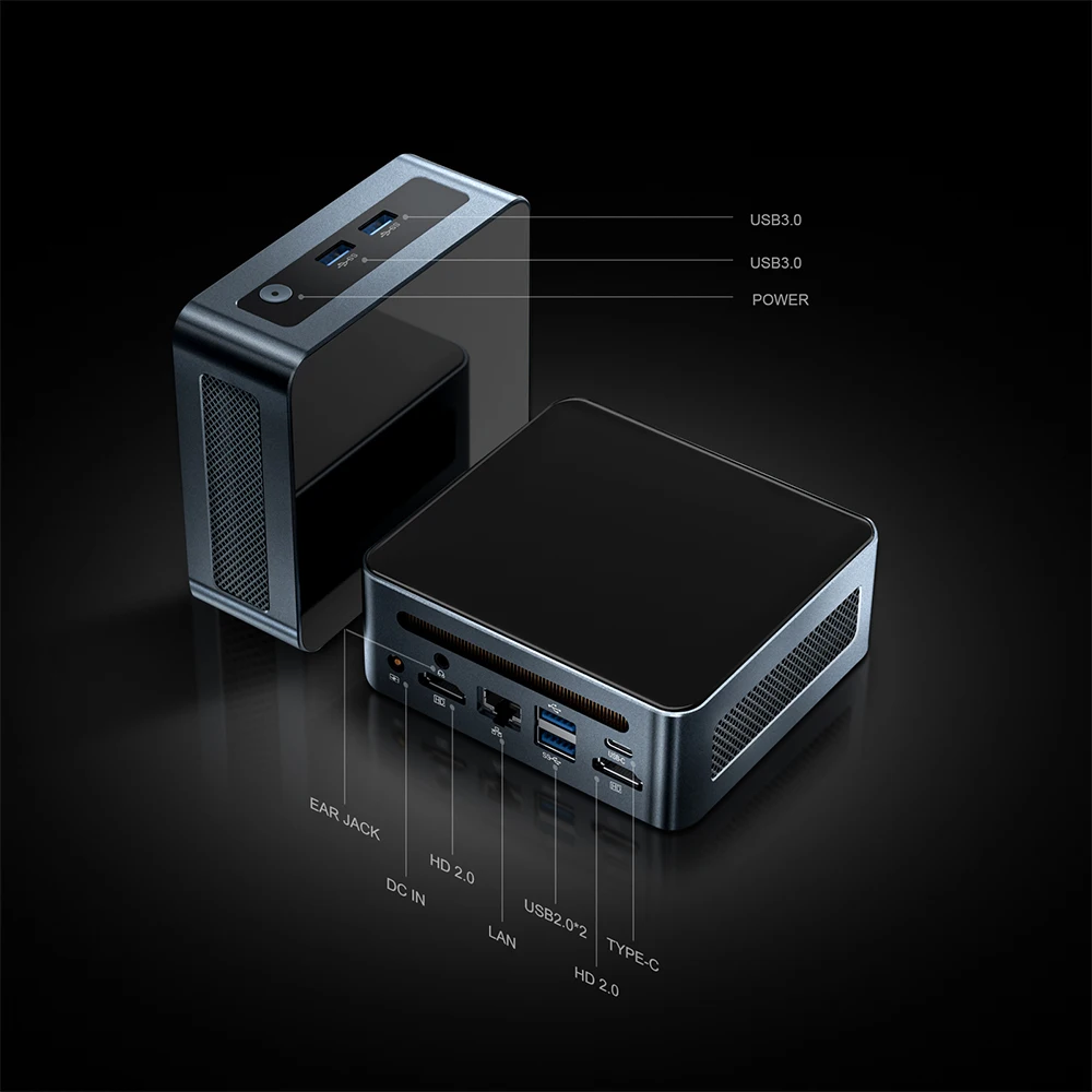 7430U/5625U/5600H AMD Ryzen 5 Mini PC Chatreey AN2P Gaming Desktop