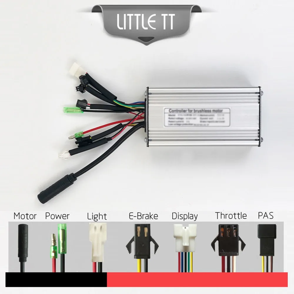 

Efficient Control with 3648V KT25A Ebike 9mos SM Controller with Lightline Compatible with For 750W Brushless Motor