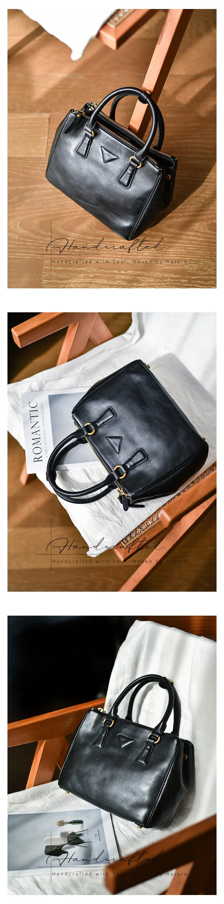 PNDME modische, lässige Designer-Handtasche aus echtem Leder für Damen, Wochenendparty, luxuriöse Damen-Umhängetasche aus Rindsleder – Detail 7