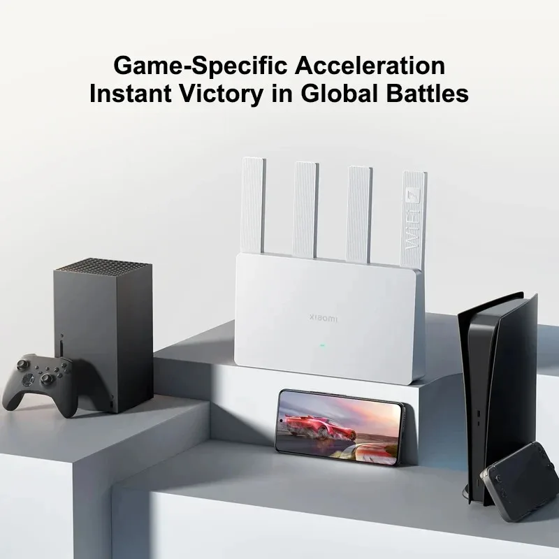 Xiaomi WiFi Router BE3600 WiFi7 2.4/5GHz Duan Bands 160Mhz 3570Mbps Mesh Networking Gaming Acceleration 2.5G Ethernet Port