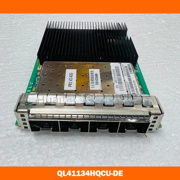 For QLogic 047W4V NP0K8 SFP+ Four-port Ten Gigabit Optical Fiber Network Adapter QL41134HQCU-DE