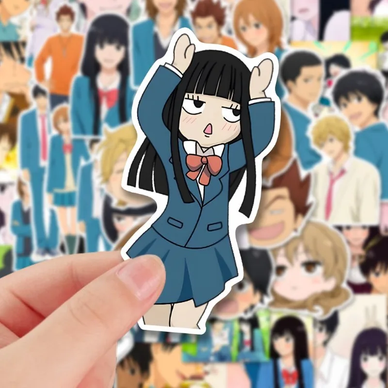 Kuronuma Sawako Kazehaya Shouta Anime Sticker Kimi Ni Todoke Cartoon Stickers DIY Journal Decor Cute Student Stationery Supplies