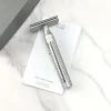 German model R94 Double Edge Safety Razor, a men's shaver made by CNC - processed stainless steel 1