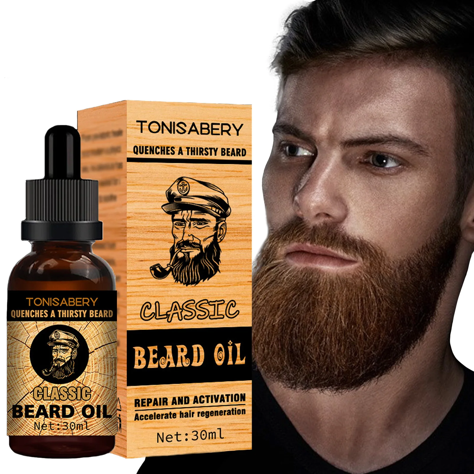 

30 мл бальзам для сухой шелушной кожи профессиональное лечение для мужчин Восстанавливающий растительный экстракт смягчающее масло для бороды быстрое Сглаживание Уход