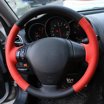 Personalizza coprivolante per auto fai da te per Old Mazda 3 Mazda 5 Mazda 6 2003-2009 accessori interni per auto involucro dello sterzo