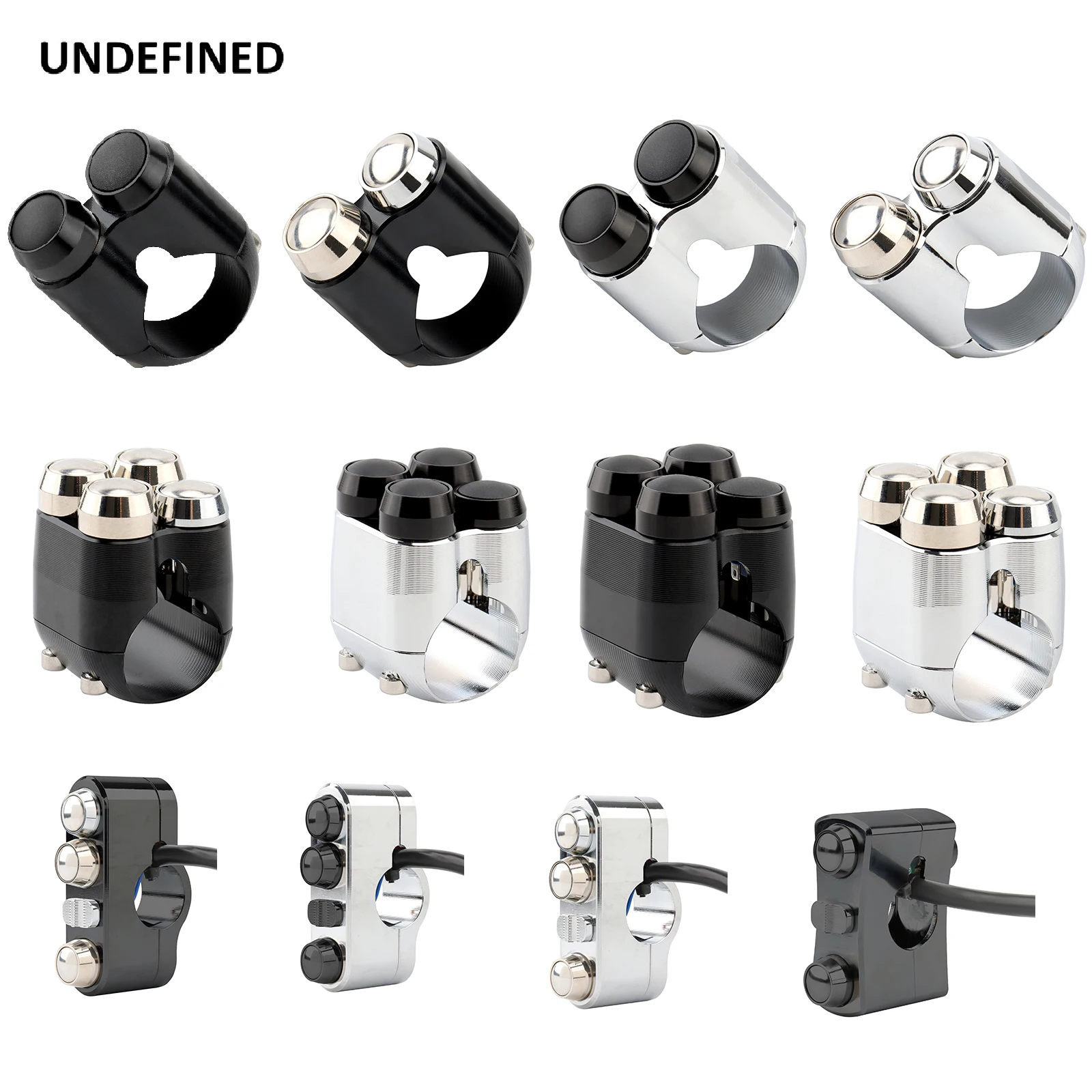 Interruttore cablaggio cablaggio manubrio 1 "per Harley Sportster Dyna