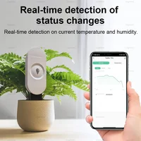 Zigbee Temperature Humidity Soil Moisture Sensor Meter Optional Light Detector Garden Irrigation For Tuya Z2M Home Assistant APP - Image 4