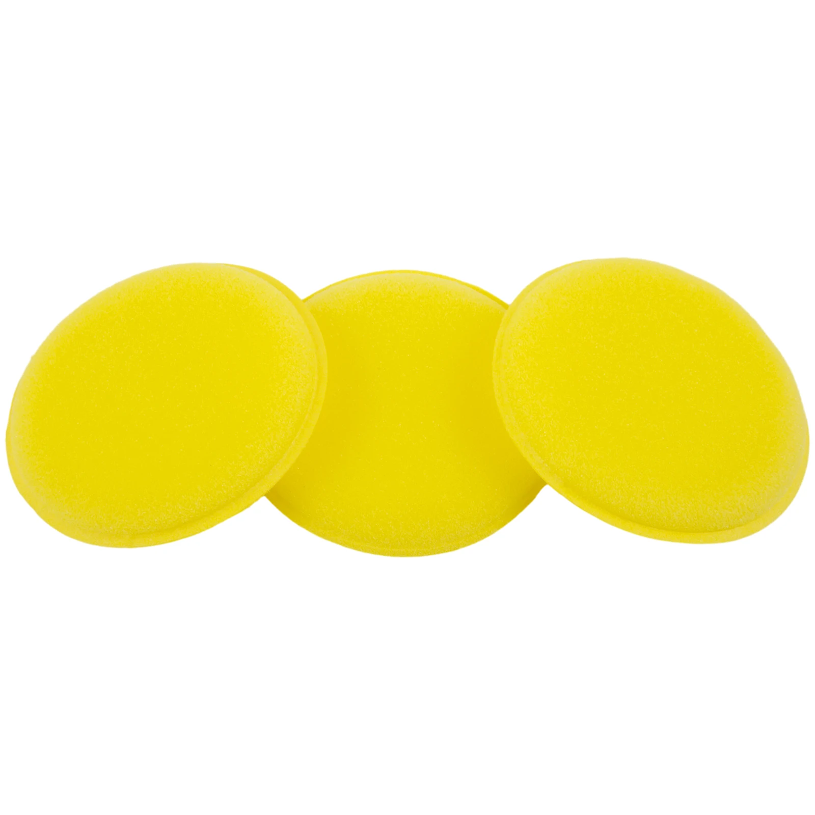 

Foam Yellow Waxing Polishing Wax Applicator Cleaning Sponges Fine pore polyester 12pcs Auto Sale Universal New