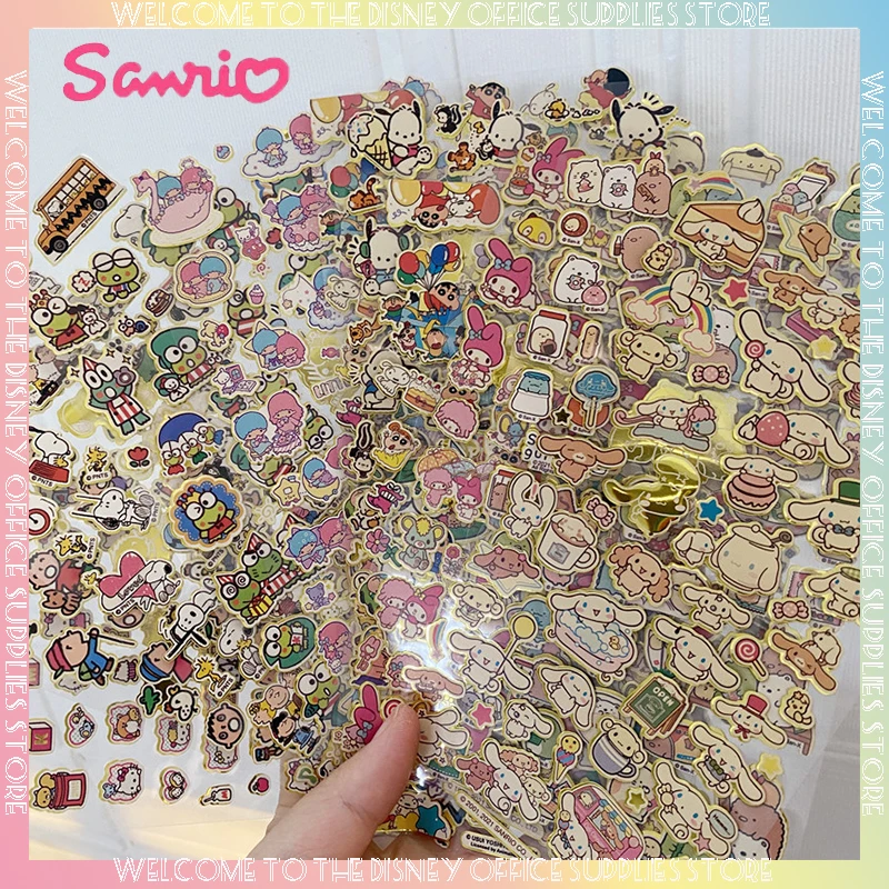 

Sanrio 2023 New Kawai Yugui Dog My Melody Kulomi Sticker Gemini Pochacco Cute Cartoon Stickers Stickers Christmas Gifts.