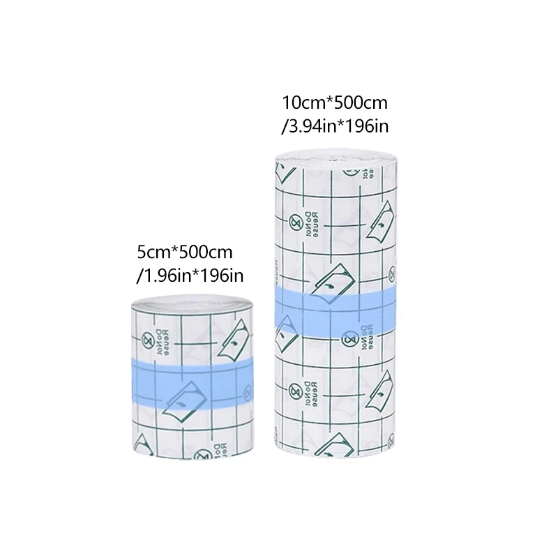 Medical PU Film Waterproof Adhesive Tape Fixed Small Roll Private Tape Tattoo Aftercare Protective Skin Healing Bandages Repair