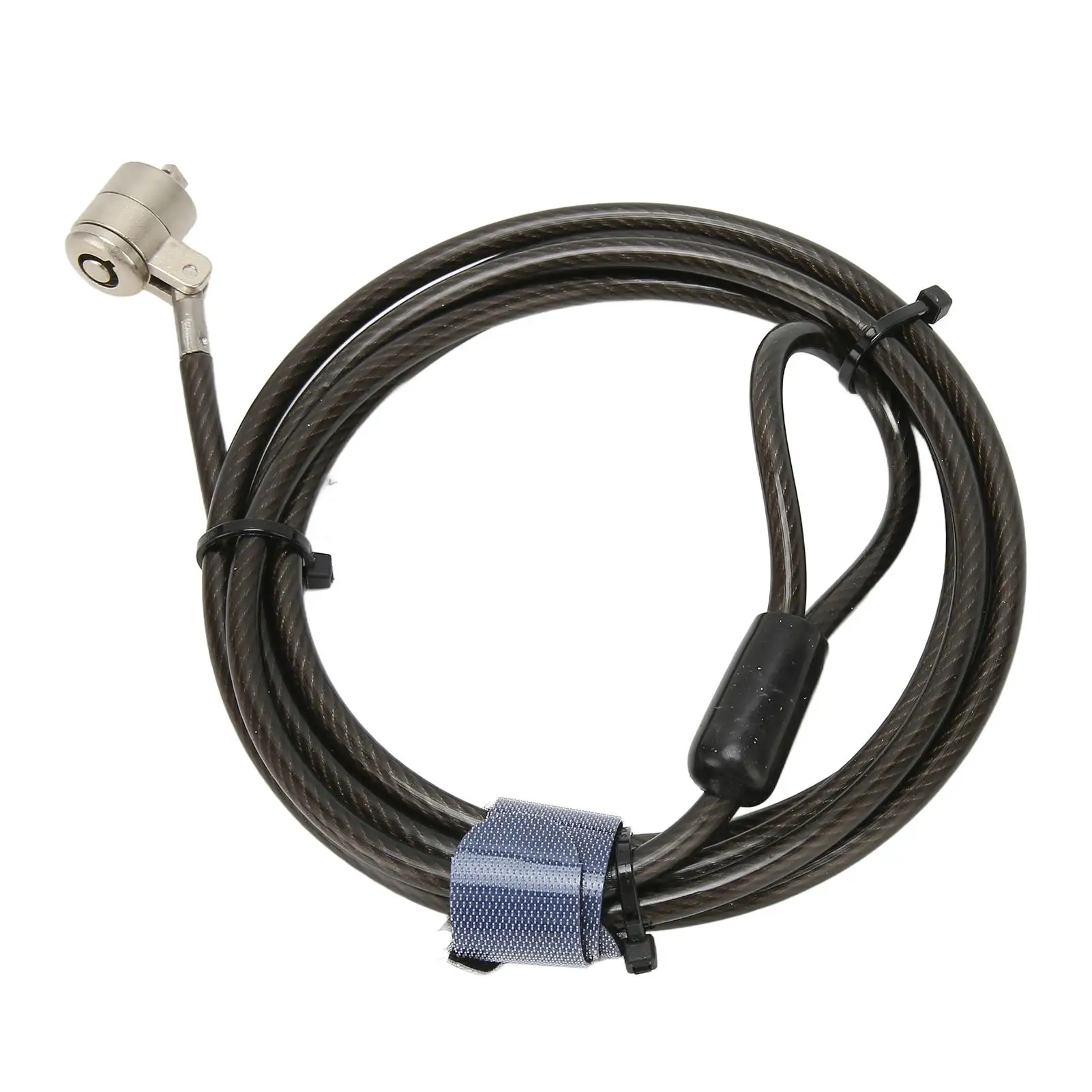 Adjustable Laptop Cable Lock with 2 Keys-Theft Prevention Security Lock for 6x2 .5mm Nano Holes-Flexible Length