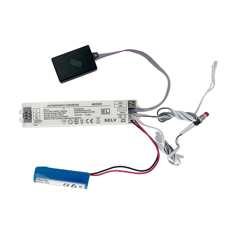 

1W 3H Automatic Emergency Driver Battery LED Emergency Power Kit Supply Emergency