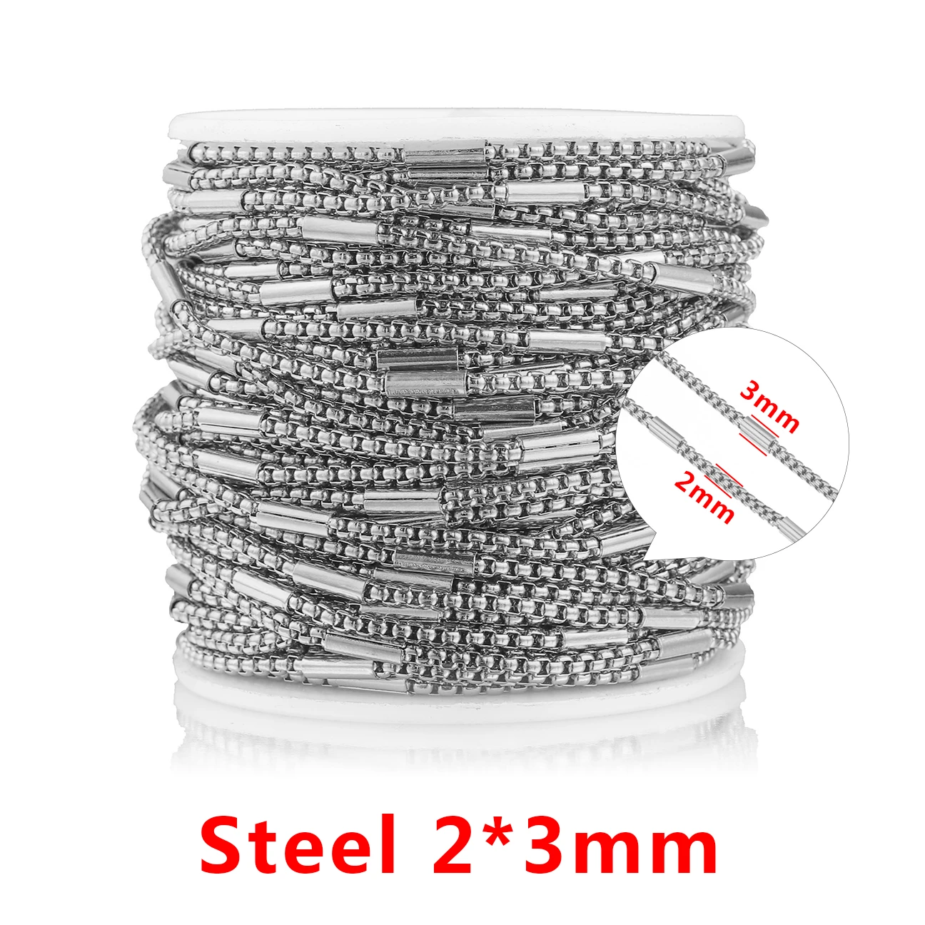 2 m Edelstahl-Kabelketten für DIY-Schmuckherstellung, DIY PVD vergoldete Kette für Halskette, Armband, Schmuckzubehör – Detail 32