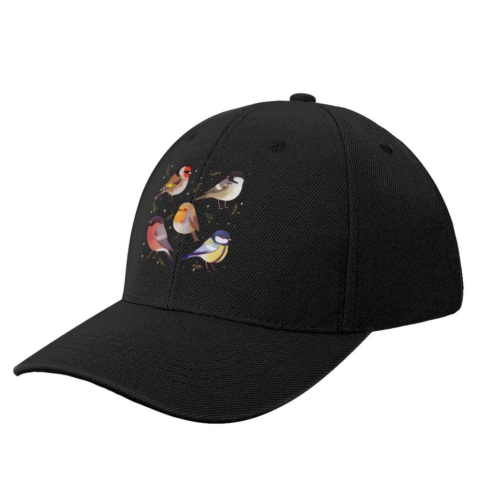 

Birds illustration pattern - 5 birds pack Baseball Cap Christmas Hats Horse Hat Golf Trucker Hat Women's Hats 2023 Men's