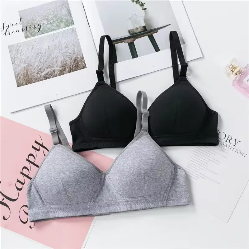 Girls First Wireless Training Bra Teenage Girl Underwear Teen Children Thin Cup Bra 12-18Y Youth Small Breast