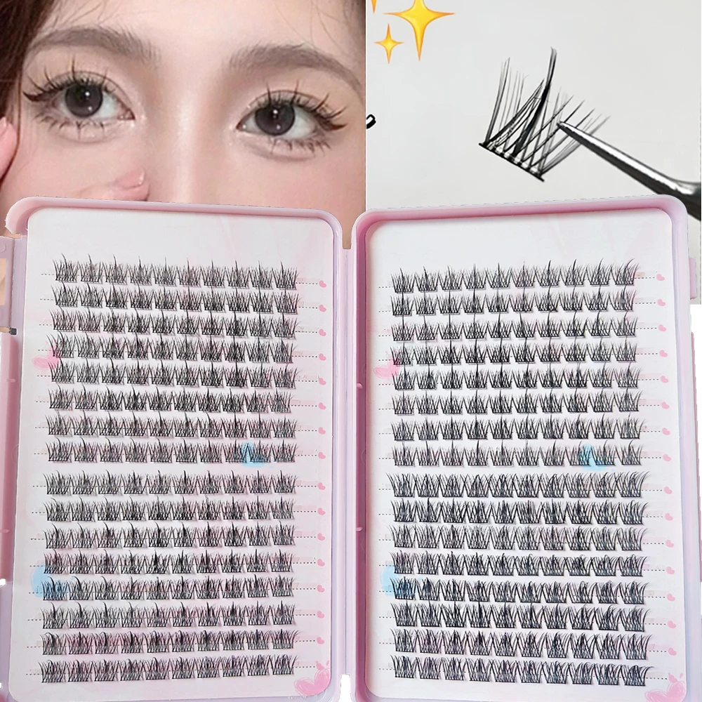32 Rows 10-12MM C-curled Natural false Eyelash Extensions