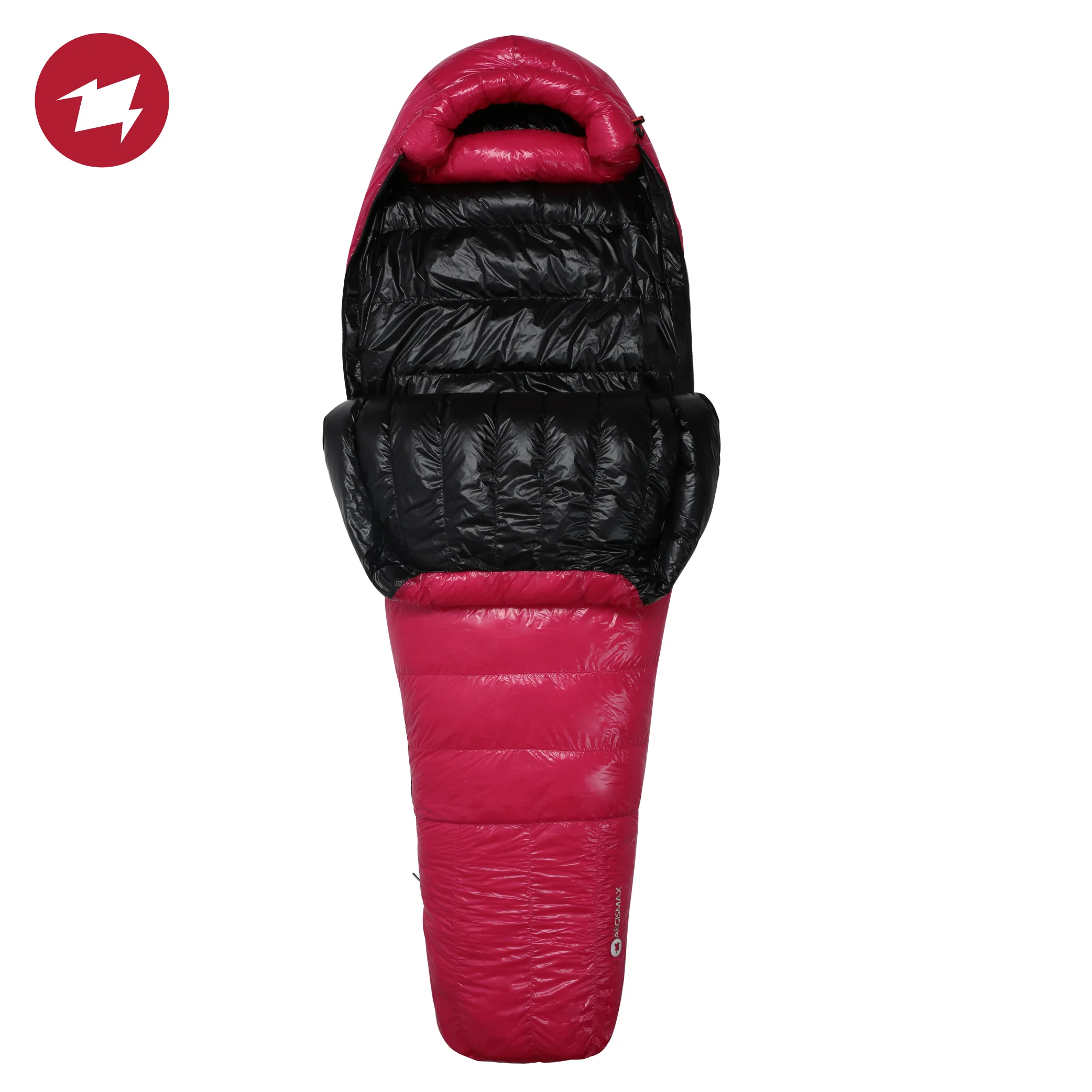 Спальный мешок AEGISMAX ULTRA FUTURE 10D 800FP, ультралегкий утолщенный спальный мешок для кемпинга, Сверхлегкий, с поворотом на 18 градусов