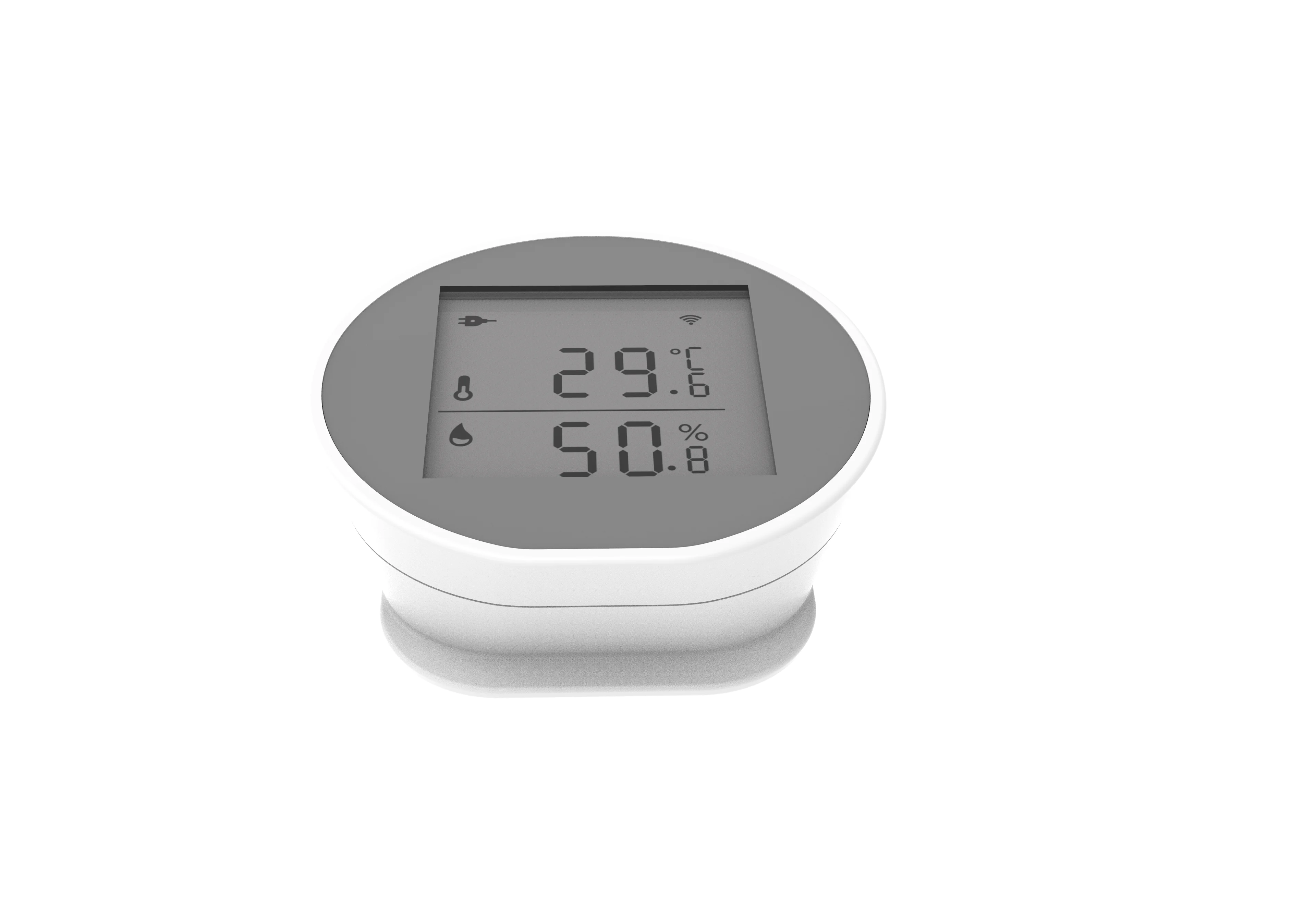 Tuya Zigbee Temperature Humidity Sensor Indoor Hygrometer Thermometer Detector L